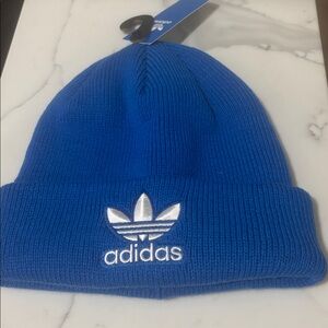 Adidas Originals Trefoil Cozy Bluebird  Beanie Hat Toque NWT